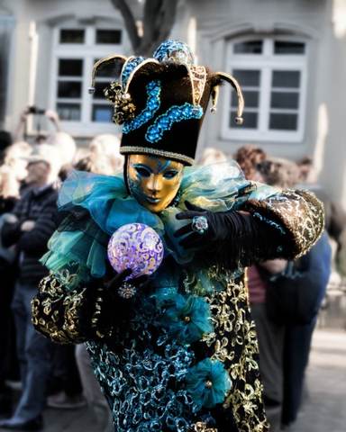 Porträt von der Venezianischen Messe